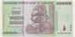 Zimbabwe 50 Trillion Dollar Note